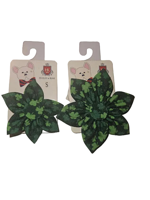 Lucky Shamrock Pinwheel Collar Accessory