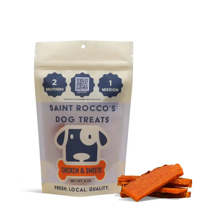 Chicken and Sweet Potato Jerky Treats 8oz