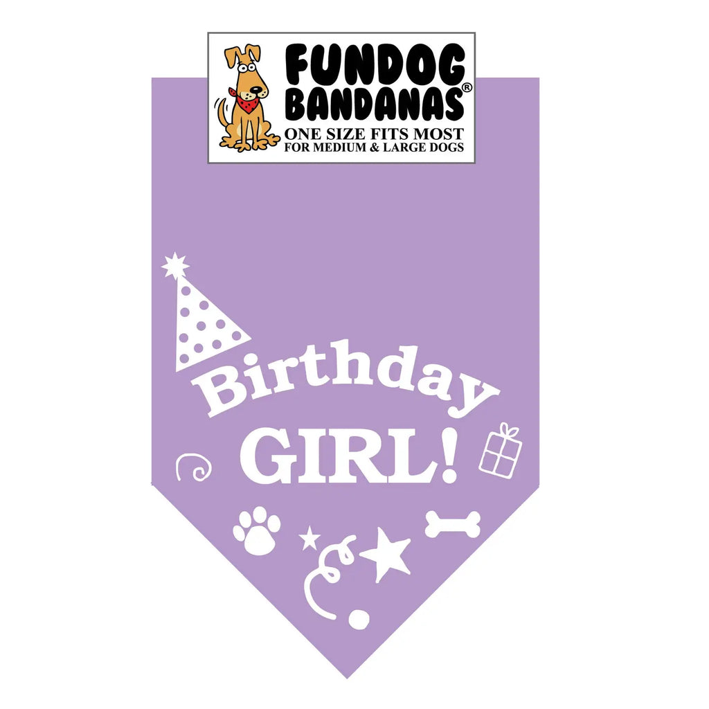 Birthday Bandana Medium - Large