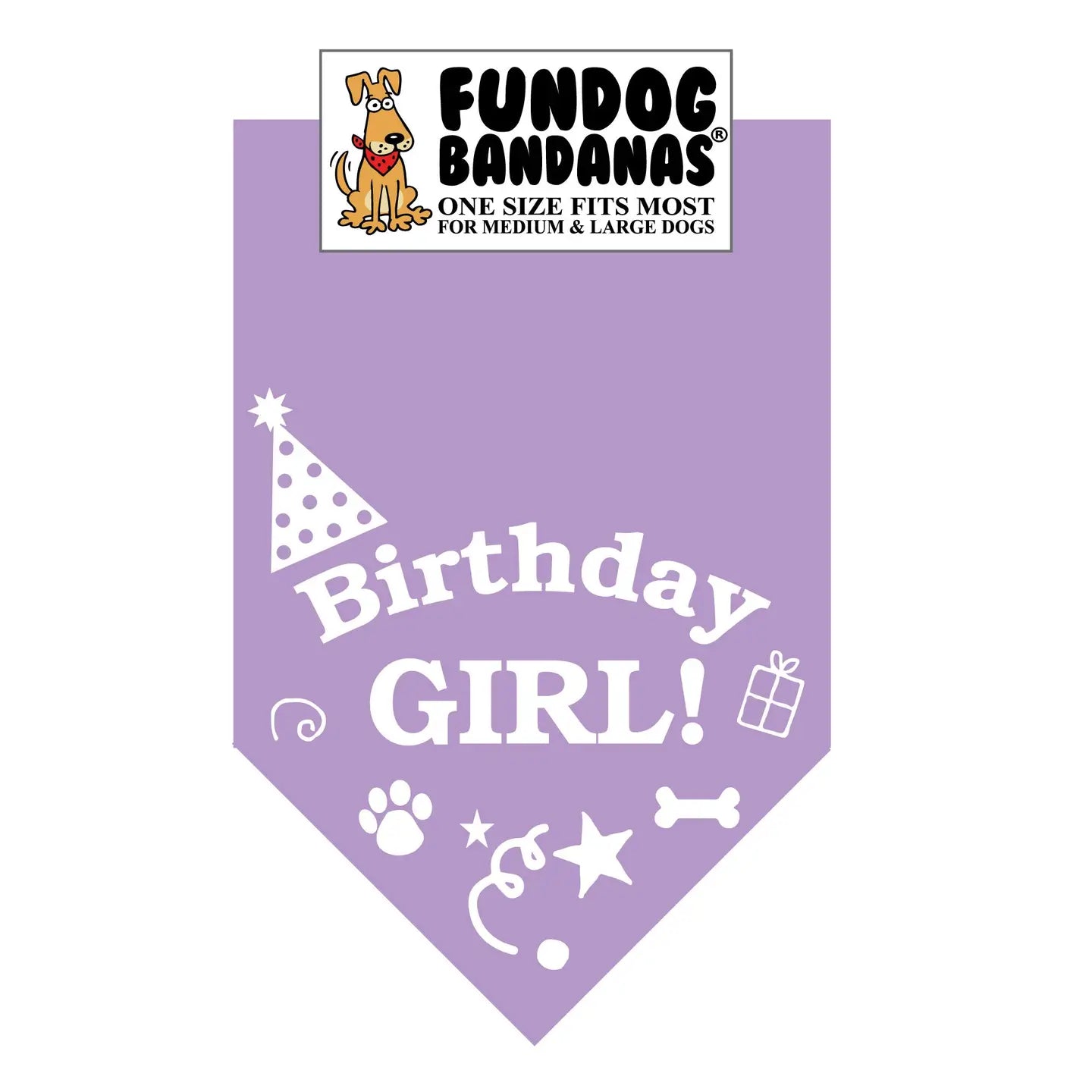 Birthday Bandana Medium - Large