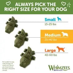 Whimzees Alligator Dental Chew 12.7 oz