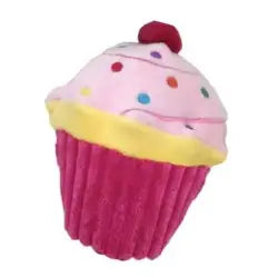 Pink Pupcake Birthday Plush Dog Toy