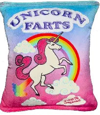 Unicorn Farts Plush Dog Toy