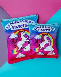 Unicorn Farts Plush Dog Toy