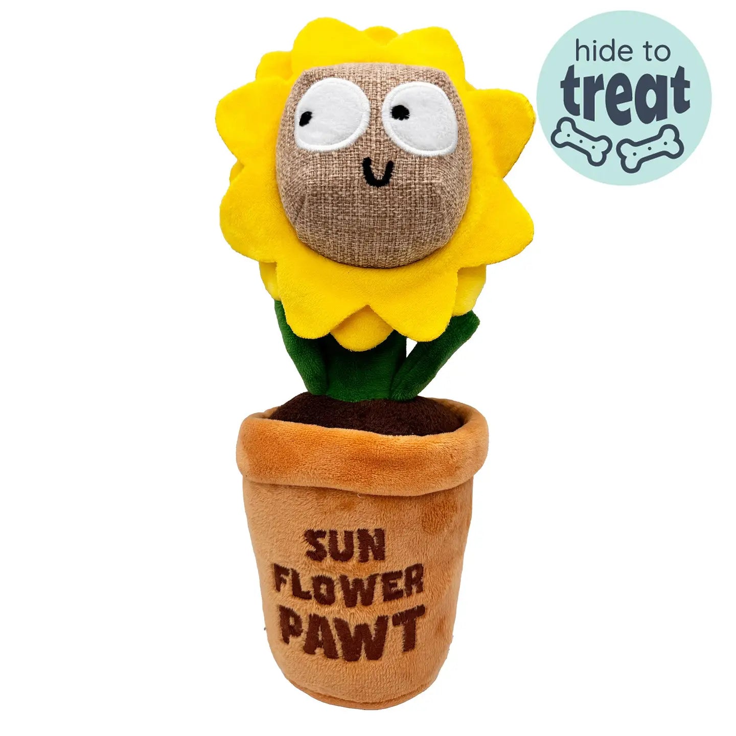Sunflower Pawt Plush Dog Toy