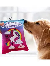 Unicorn Farts Plush Dog Toy