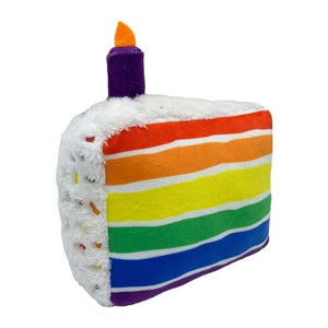 Funfetti Birthday Cake Plush Dog Toy